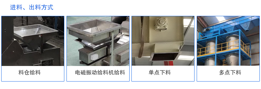 進(jìn)料、出料方式